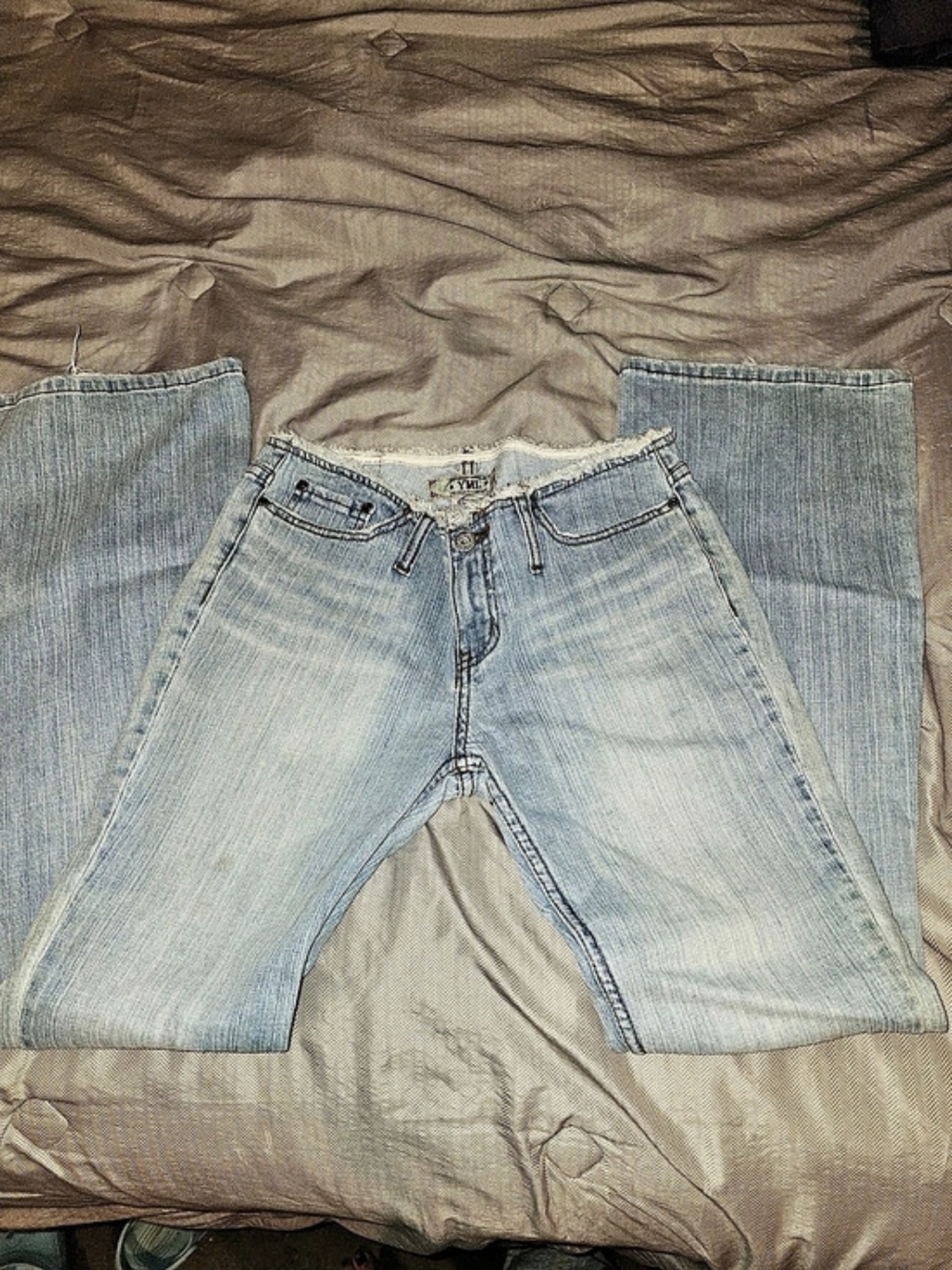 YMI WannaBettaButt Boot Cut Jeans Blue Size 9